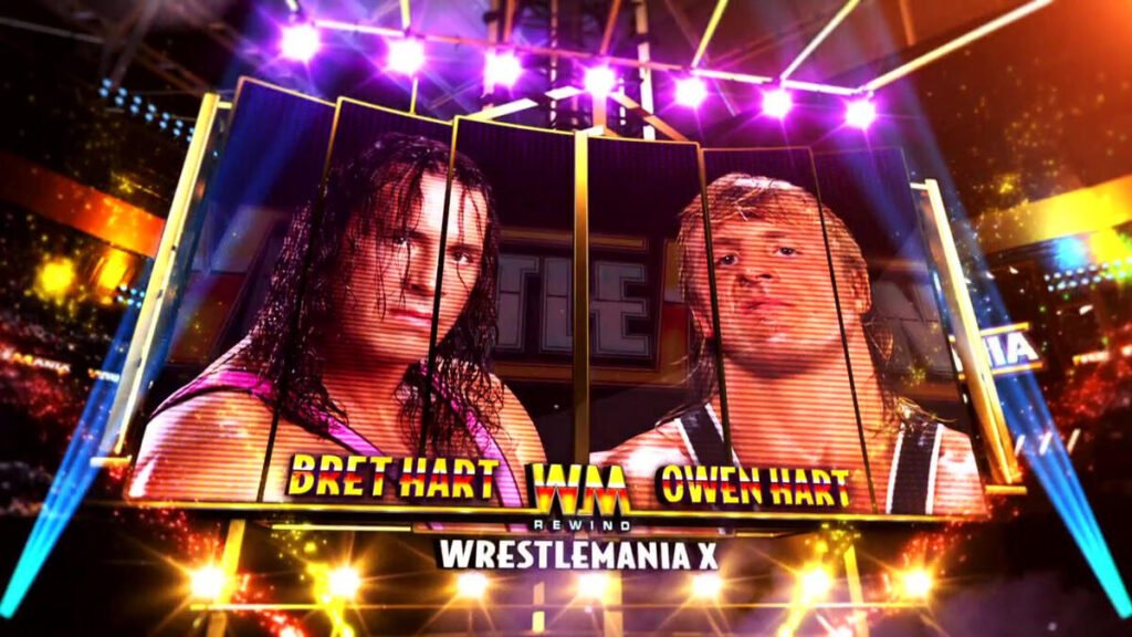 WRESTLEMANIA 10 BRET HART VS OWEN HART