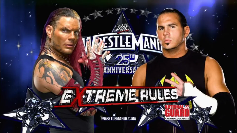 WRESTLEMANIA 25: JEFF HARDY VS MATT HARDY 