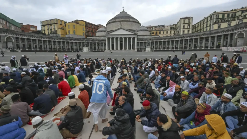 Eid celebrations is Naples Italy