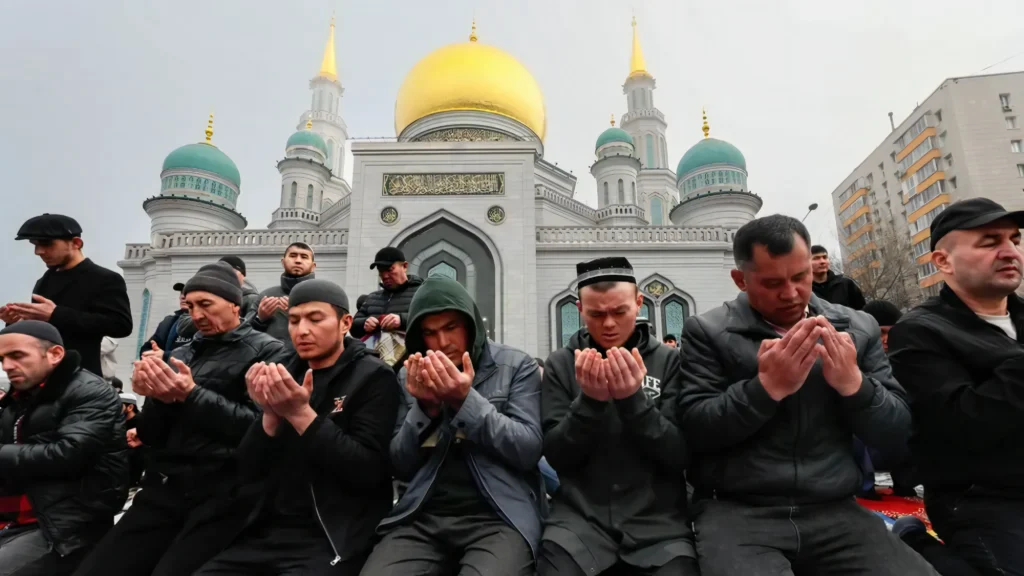 Eid al-Fitr Celebration in Russia Moscow