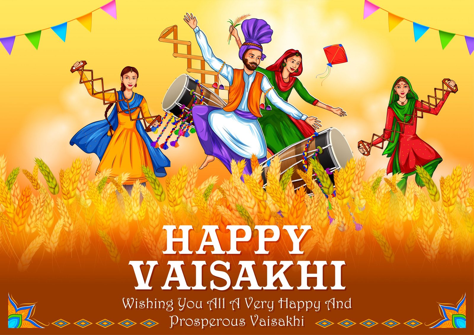 Happy Baisakhi 2024 message and wishes